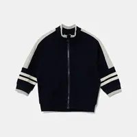 Dětská bavlněná mikina United Colors of Benetton tmavomodrá barva, vzorovaná, 3BC1G503R