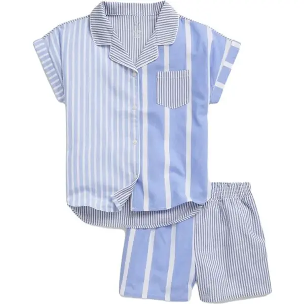 GAP FAM Chlapecké pyžamo, světle modrá, velikost 8Y