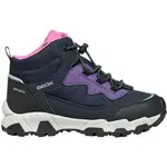 Geox J MAGNETAR G. B ABX Dievčenská voľnočasová obuv, tmavo modrá, veľkosť