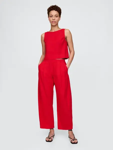 GAP Linen trousers Easy Barrel - Women's