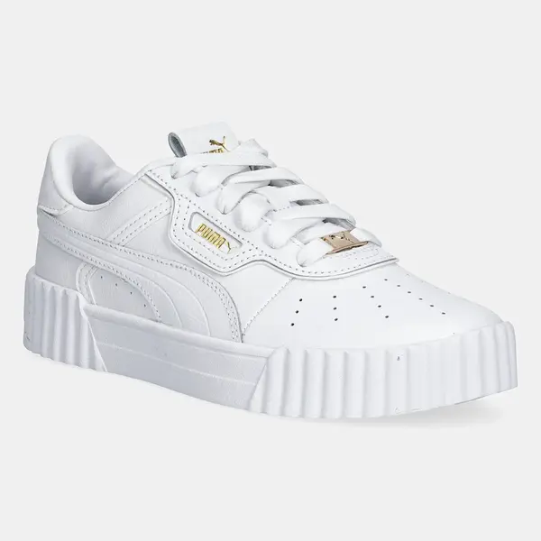 Sneakers boty Puma Carina 3.0 Luxe bílá barva, 400724
