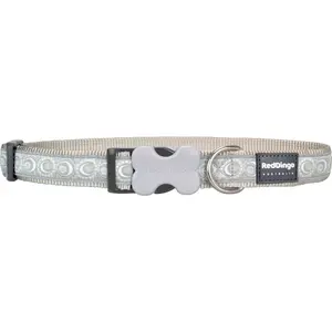 Nylonový obojok Red dingo cosmos sivý, Veľkosť: L