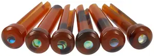 Furch Bridge Pins Tortoise/Pearl dot