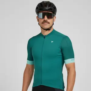Pánský cyklo dres silvini carnio zelená/modrá l