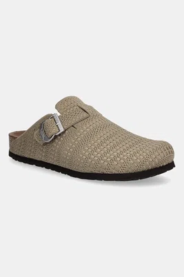 Pantofle Skechers ARCH FIT GRANOLA dámské, béžová barva, 159017