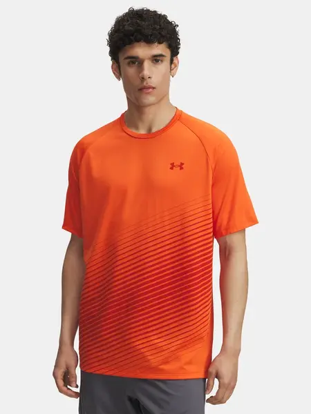 Pánské tričko Under Armour UA Tech Fade SS-ORG - Pánské