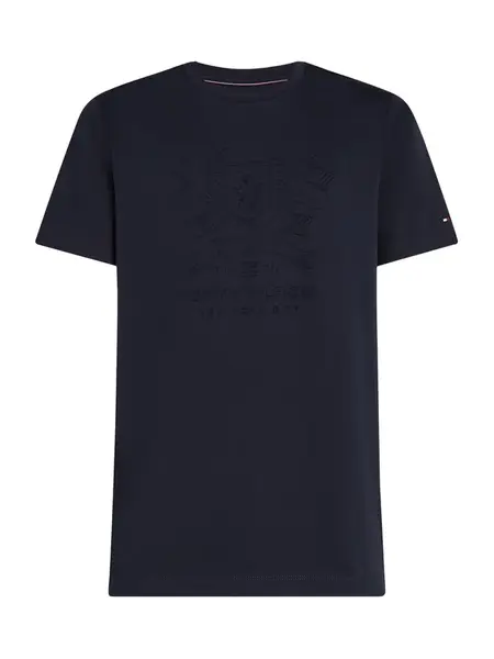 TOMMY HILFIGER Tričko  tmavomodrá