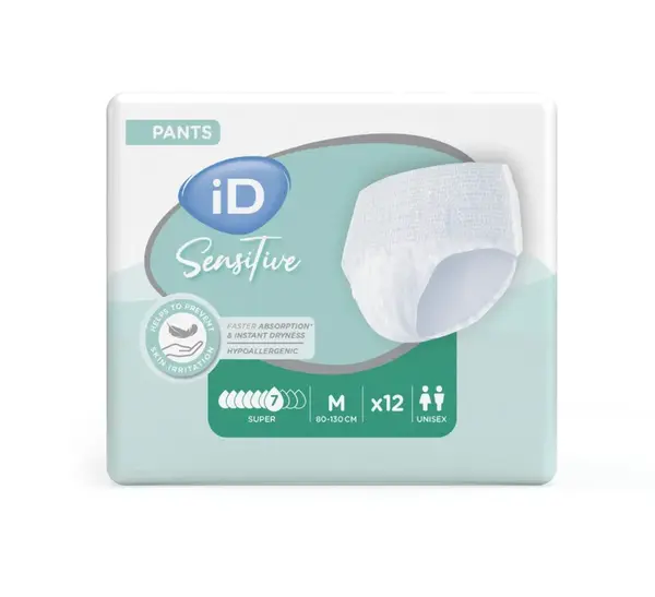 iD Pants Sensitive Medium Super 12 ks