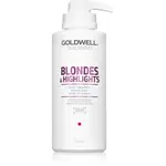 Goldwell Dualsenses Blondes & Highlights regenerační maska neutralizující žluté tóny 500 ml