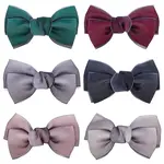 AHADEMAKER 12Pcs 6 Colors Handmade Organza Bowknot