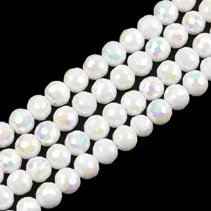 Electroplate Glass Beads Strands