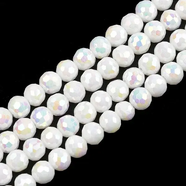 Electroplate Glass Beads Strands