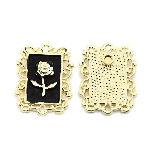 Zinc Alloy Enamel Pendants