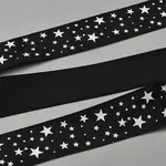 100 Yards Polyester Star Print Grosgrain Ribbon
