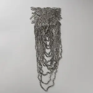 Resin Beaded Tassel Chain Epaulettes