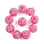 10Pcs Opaque Acrylic Beads