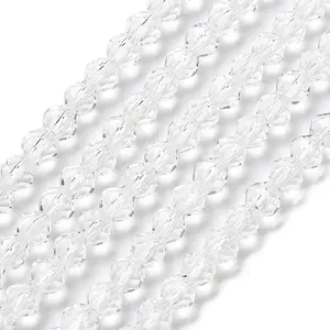 Transparent Glass Beads Strands