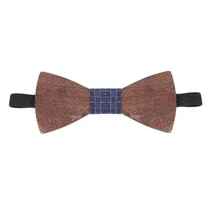1Pc Wood Bow Ties for Bridegroom