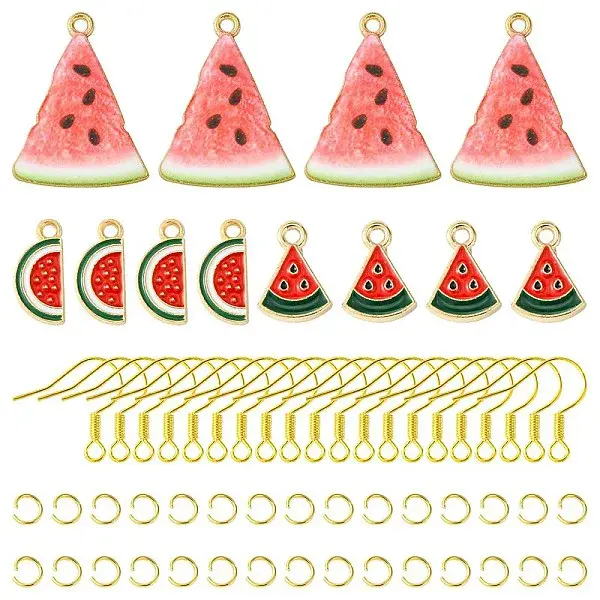 DIY Watermelon Dangle Earrings