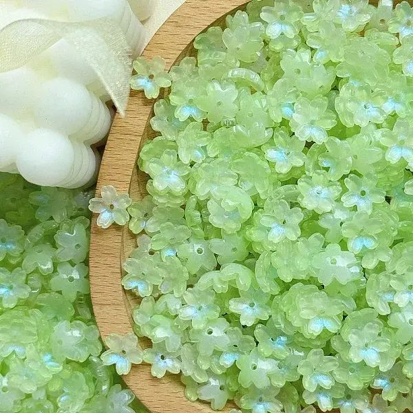 Electroplate Transparent Glass Beads