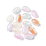 Opaque Resin with Glitter Powder European Beads