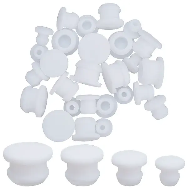 32Pcs 4 Style Silicone Bottle Seal Plug