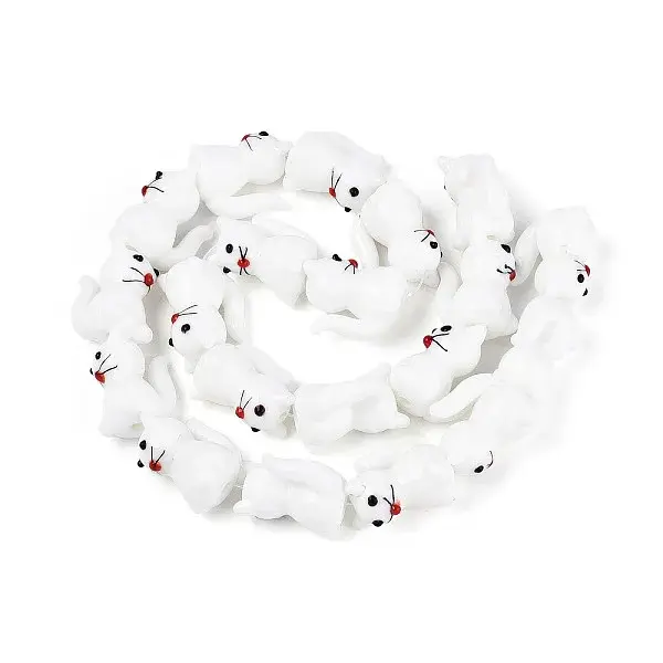 Handmade Bumpy Lampwork Beads Strands