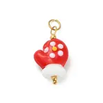 Christmas Handmade Lampwork Pendants