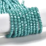 Electroplate Opaque Glass Beads Strands