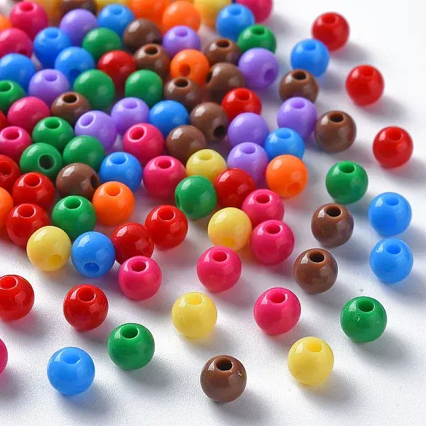 Opaque Acrylic Beads