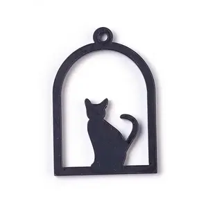 Acrylic Open Back Bezel Pendants