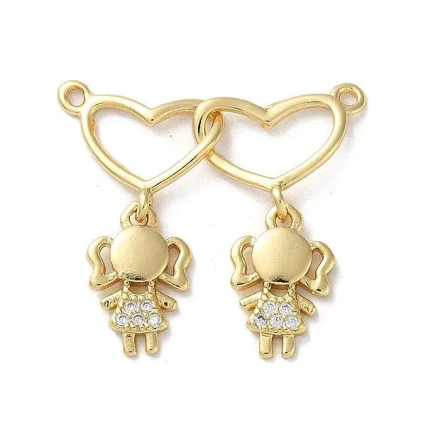 Brass Pave Cubic Zirconia Pendants