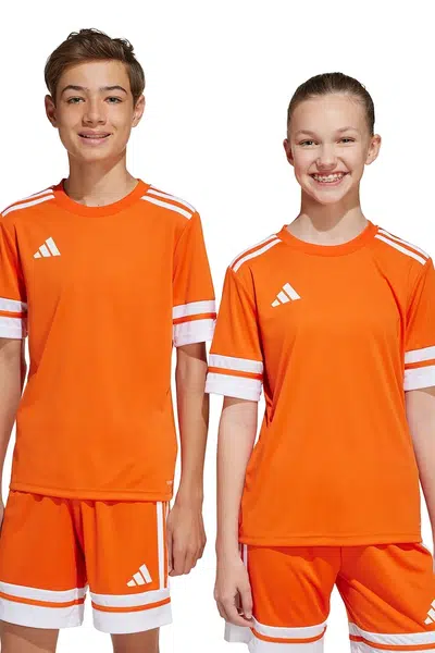 Dětské tričko adidas Performance oranžová barva, JC8666