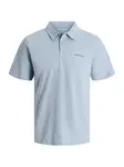 JACK & JONES Tričko 'JJBRANDON'  nebesky modrá / čierna / biela
