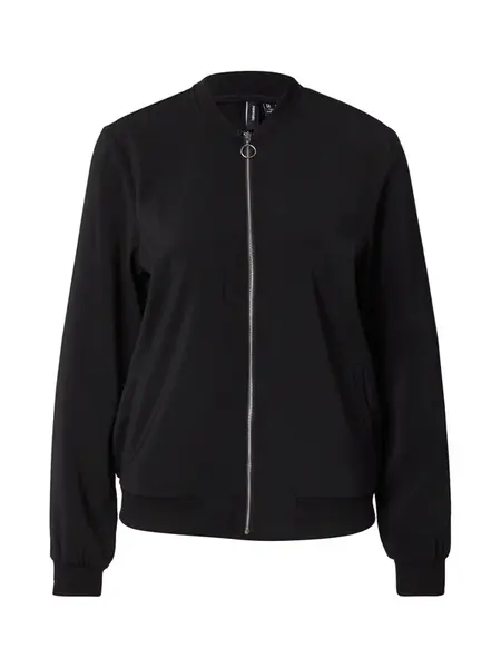 VERO MODA Prechodná bunda  čierna
