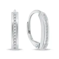 Brilio Silver Nadčasové stříbrné náušnice se zirkony LME264