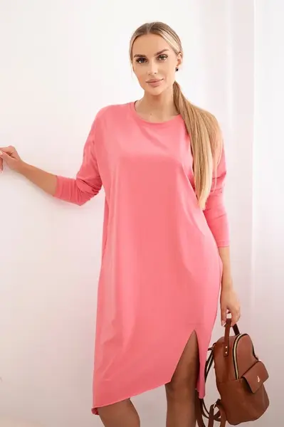 Oversize apricot dress