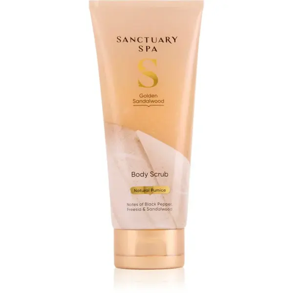 Sanctuary Spa Golden Sandalwood gelový peeling na tělo 200 ml