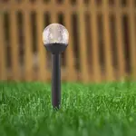 Solárna lampa KULKA 6CM RGB VO0656