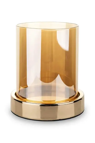 Dekorativní svícen home & lifestyle žlutá barva