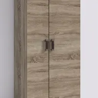 Šatní skříň P1 Dveře: Trufla, Rozměr: 90 cm, Korpus: Bílá