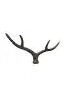 Nástěnný věšák na oblečení Boltze Antler 17 cm černá barva