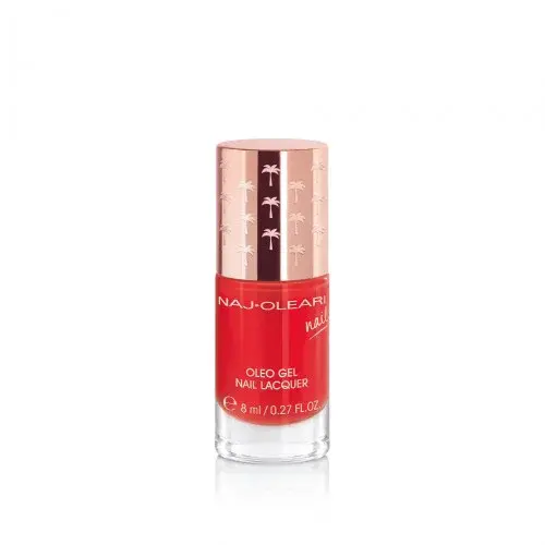 Naj-Oleari Oleo gel Nail Lacquer lak na nehty s gelovým efektem - 21 poppy red 8 ml
