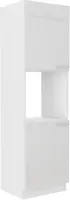 Vysoká skříňka na vestavnou troubu Lara 60 DP-210 2F Barva korpusu: Bílá, Barva dvířek: Bílý lesk