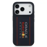 Zadní kryt Red Bull Silicone Vertical Logo MagSafe pro Apple iPhone 17 Pro, navy