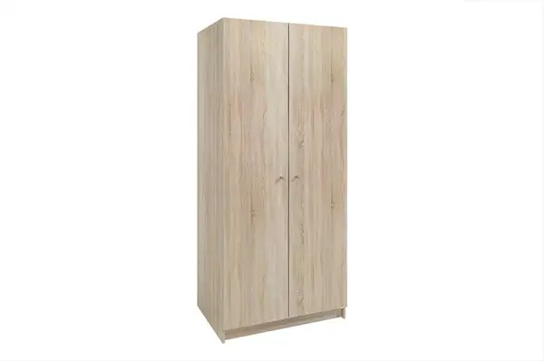 Šatní skříň Malmo VI P Barva korpusu: Dub - sonoma, Rozměry: 81 cm