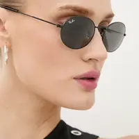 Sluneční brýle Ray-Ban OVAL černá barva, 0RB3547