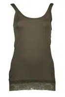 SILVIAN HEACH GREEN WOMAN TANK