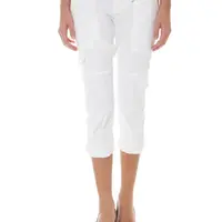 Bílé dámské kalhoty Pinocchietto