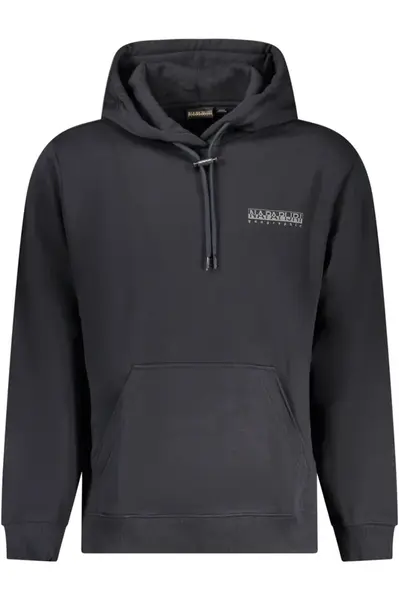 Černá mikina Napapijri s kapucí